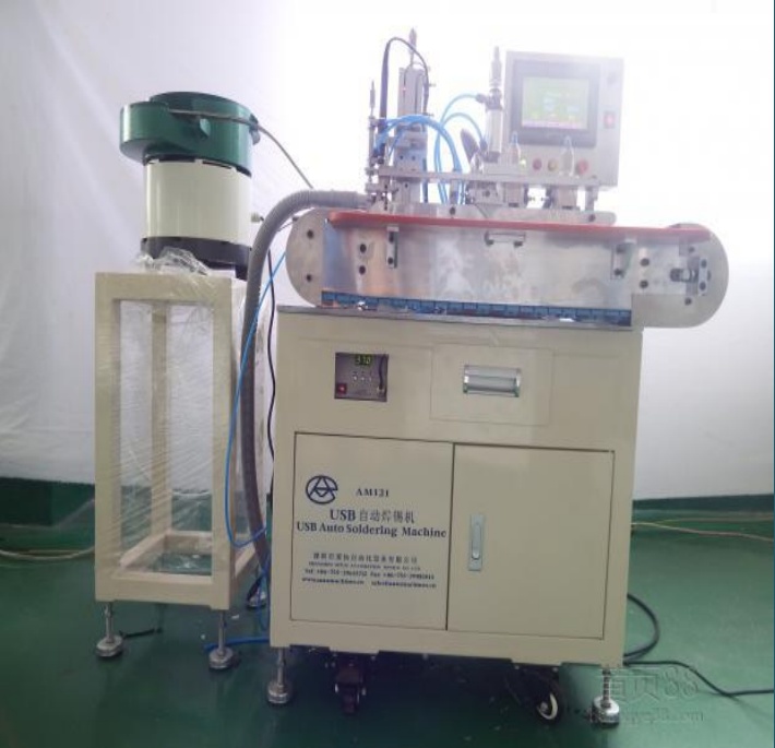 Automatic USB connector soldering machine