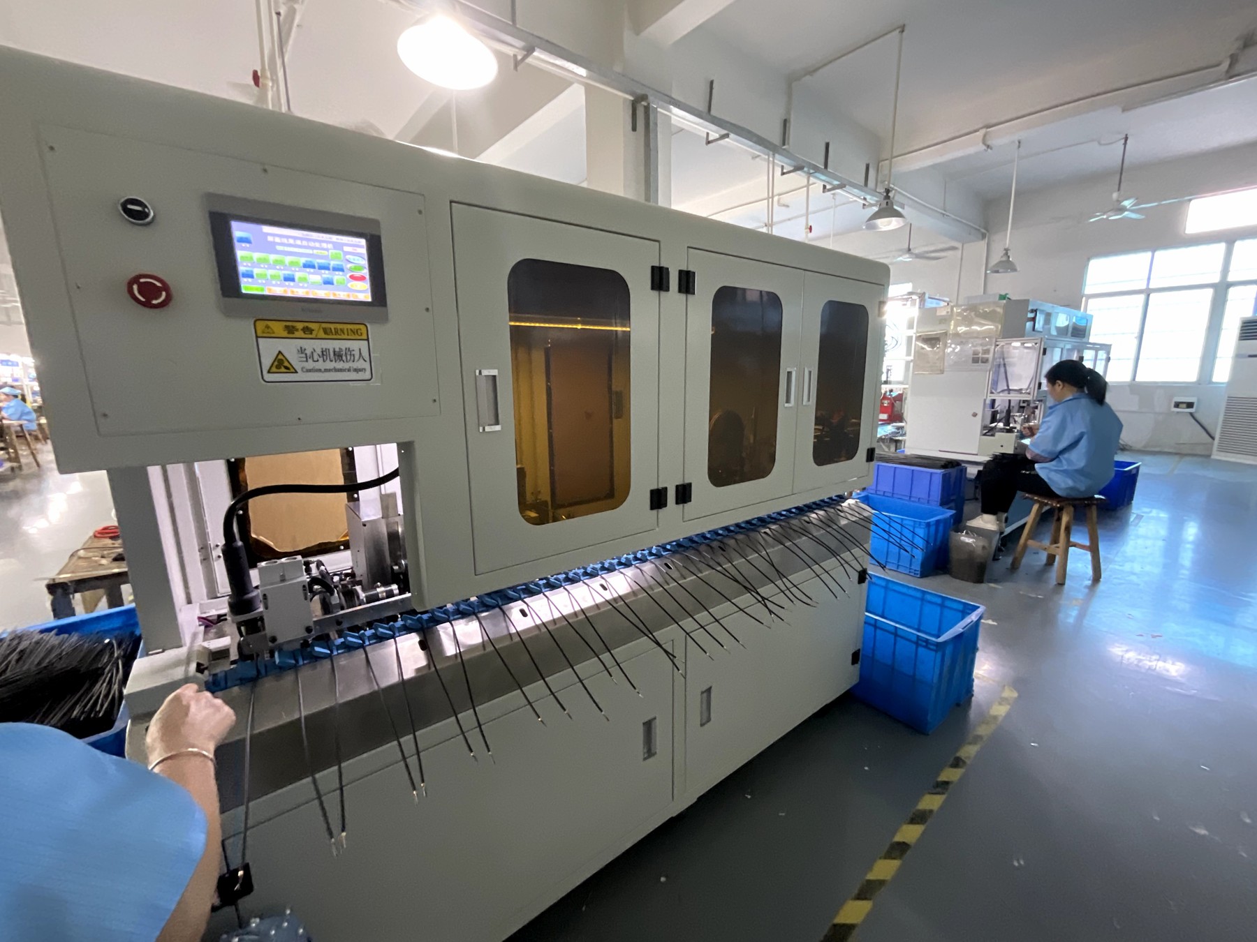Enclosed processing station